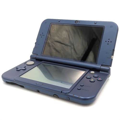 New Nintendo 3DS - Metallic Blue - Konsol - SNR YEF102474747 (B Grade) (Genbrug)